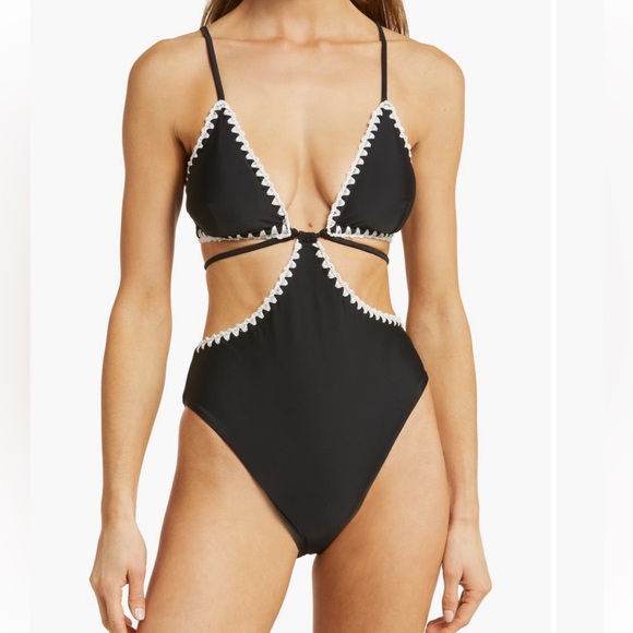 Ramy Brook NEW Raina Cutout One piece swimsuit